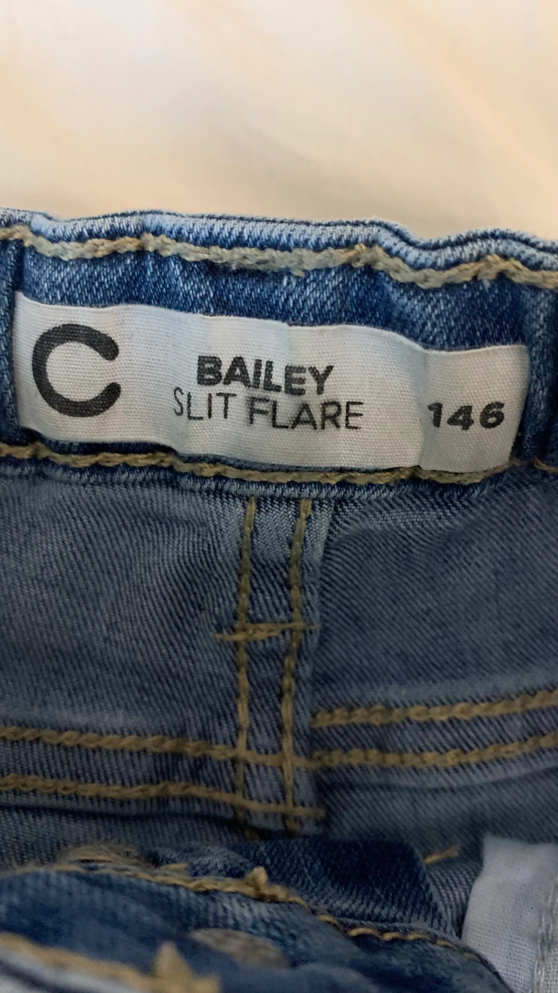 Bootcut jeans blåa strl 146 - 90