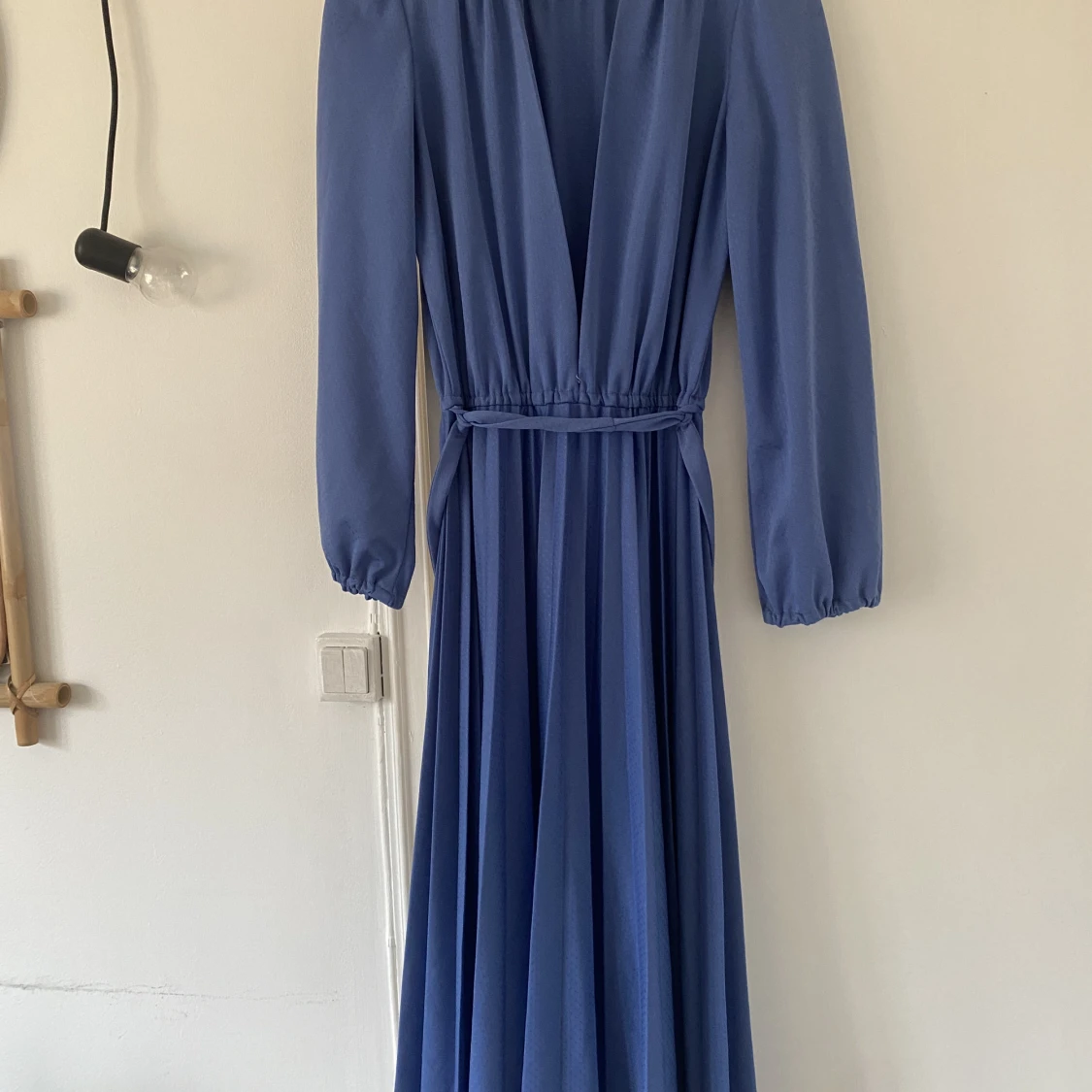 Vintage Blå Klänning - 90