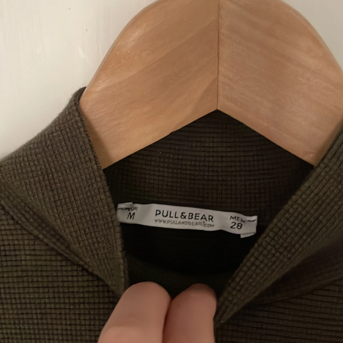 Pull & Bear långärmad klänning grön - 90