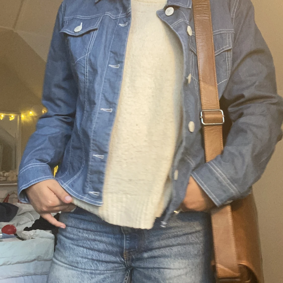 Tunn jeansjacka  - 90