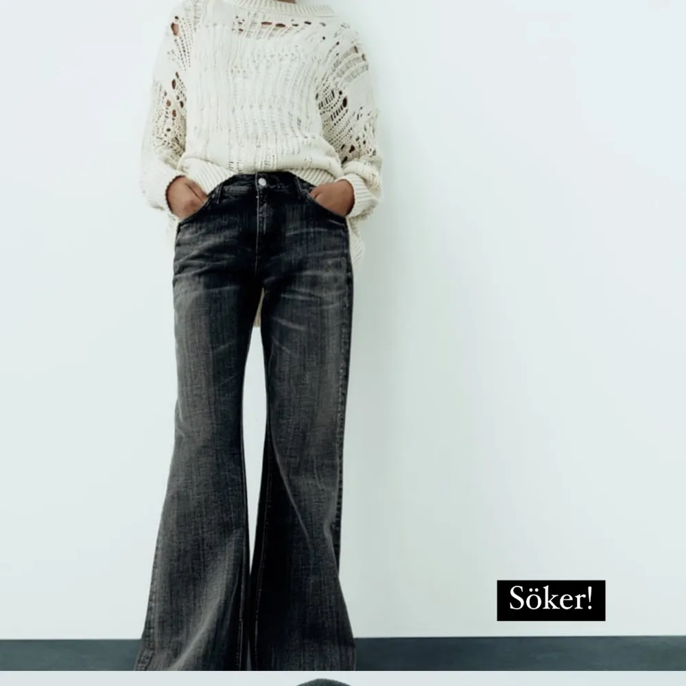 Söker dessa jeans ifrån Zara i storlek 34 eller 36!!🩷 Artikelnummer 6688/230. Jeans & Byxor.
