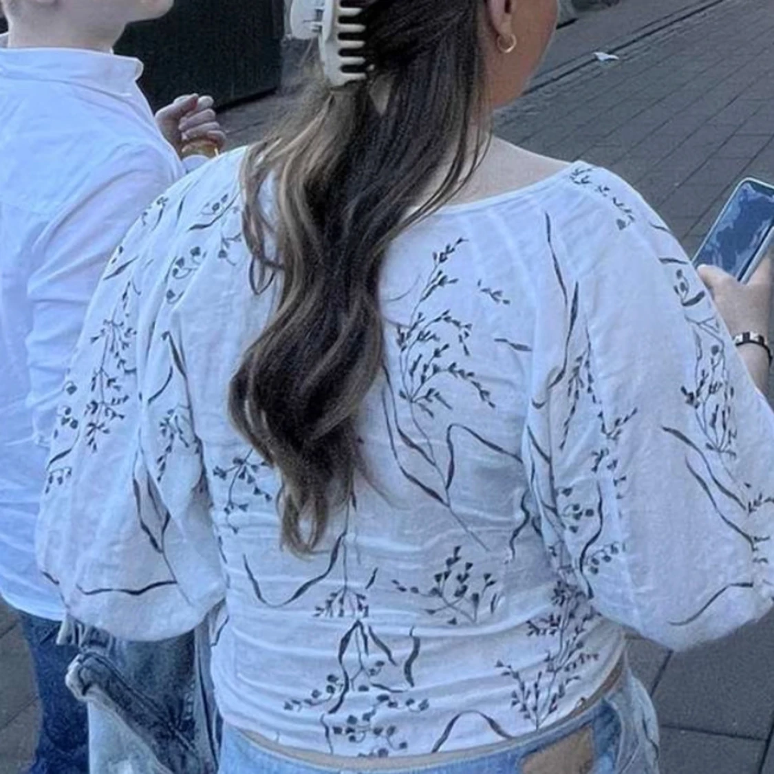 H&M mönster blus - 90