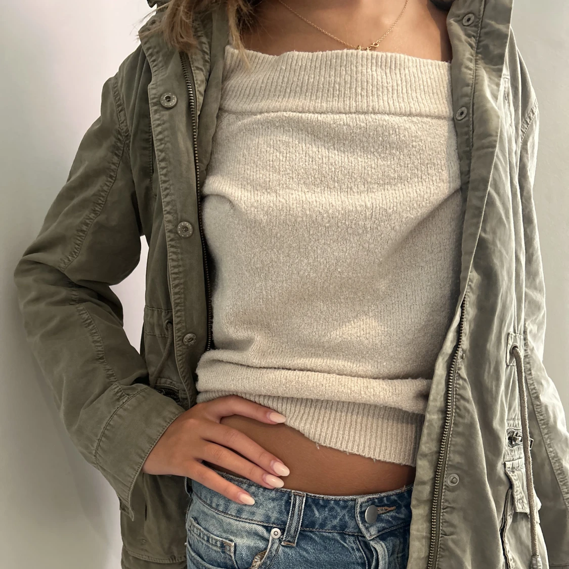 Militärgrön Jacka - 90