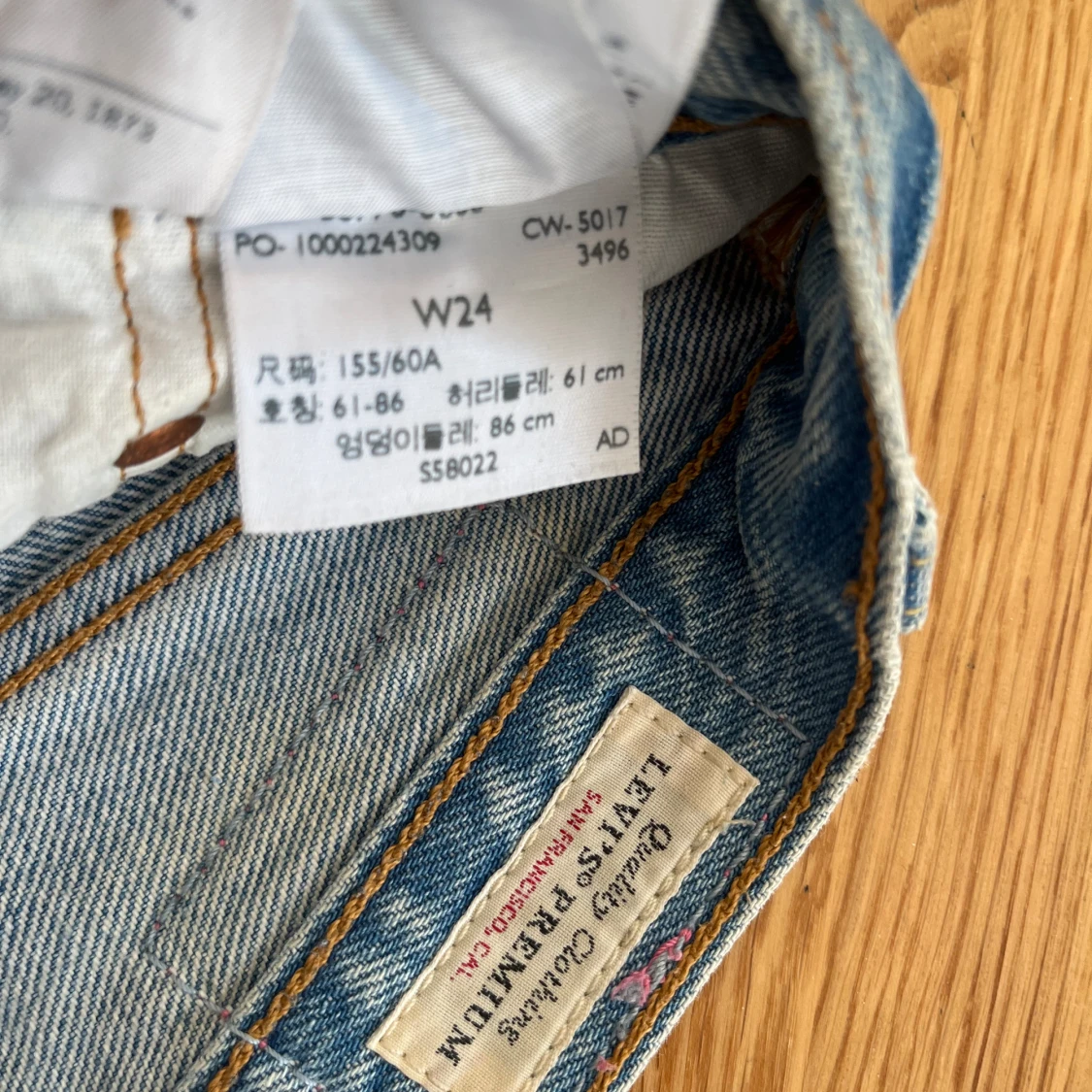 Levi’s 501 shorts storlek 24 - 90