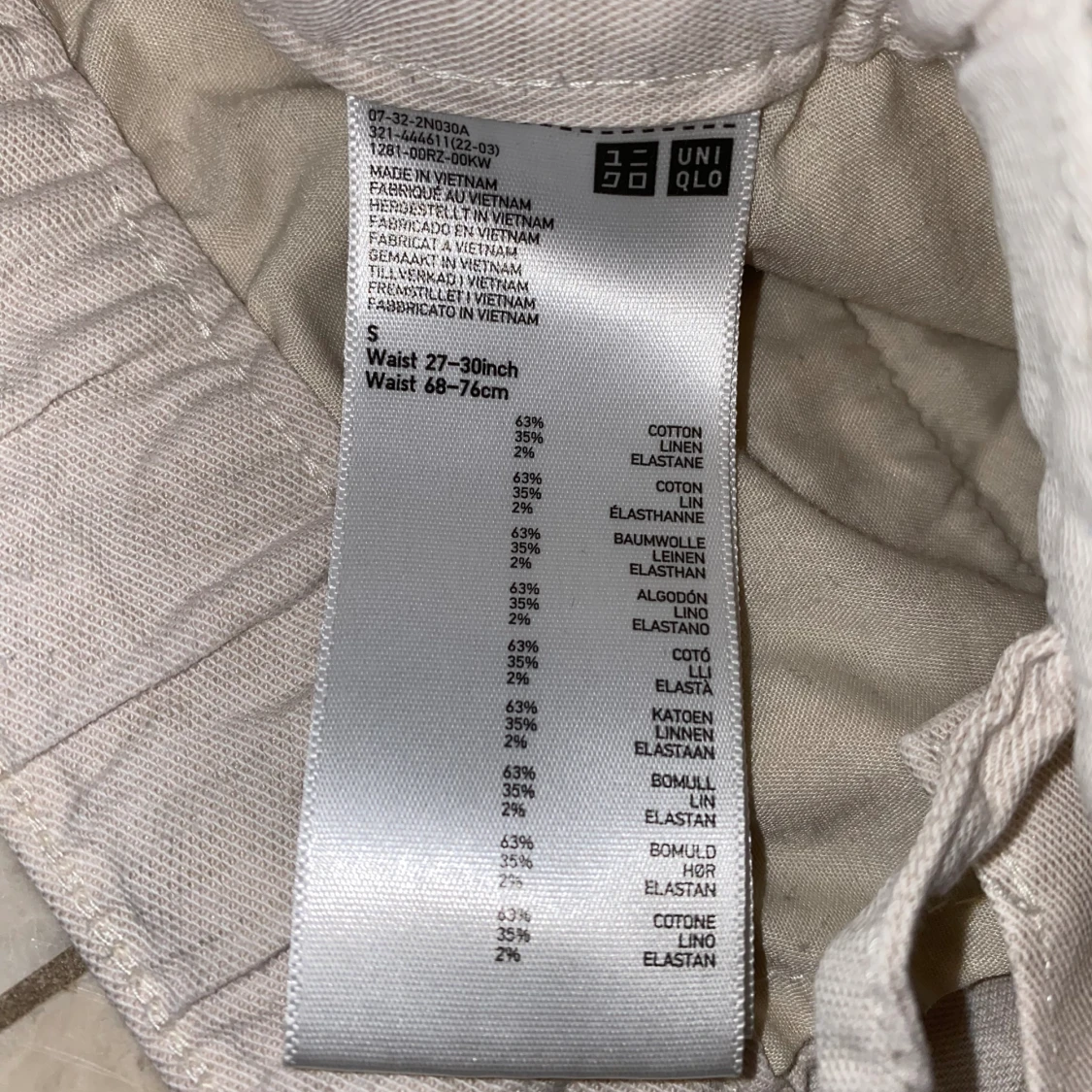 Linnebyxor från Uniqlo - 90