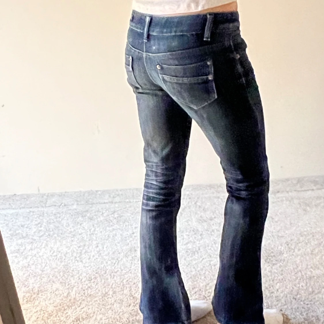 Lågmidjade bootcut jeans! - 90