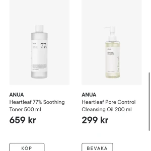 Anua cleansing oil - Anua cleansing oil💗 Köpt på lyko för 299. Säljs då jag bara använt den en gång, den passade inte min hud och jag kan inte lämna tillbaka💗💗