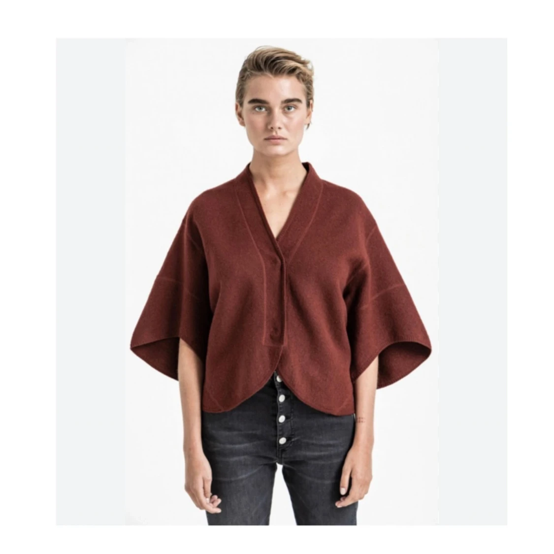 Vinröd Dagmar kofta!