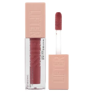 Maybelline lifter gloss - Maybelline lifter gloss i färgen 005 petal som sälj då jag köpte fel färg därav är den helt full. Den är super fin, glansig och färgen finns på sista bilden! Den är köpt för 129 kr🥰