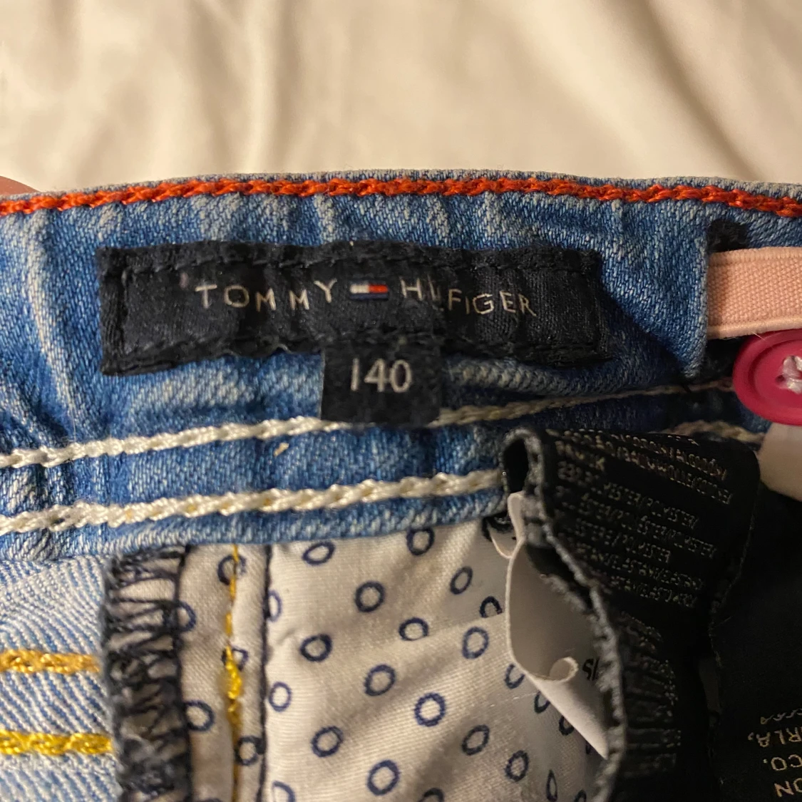 Blåa jeans shorts  - 90