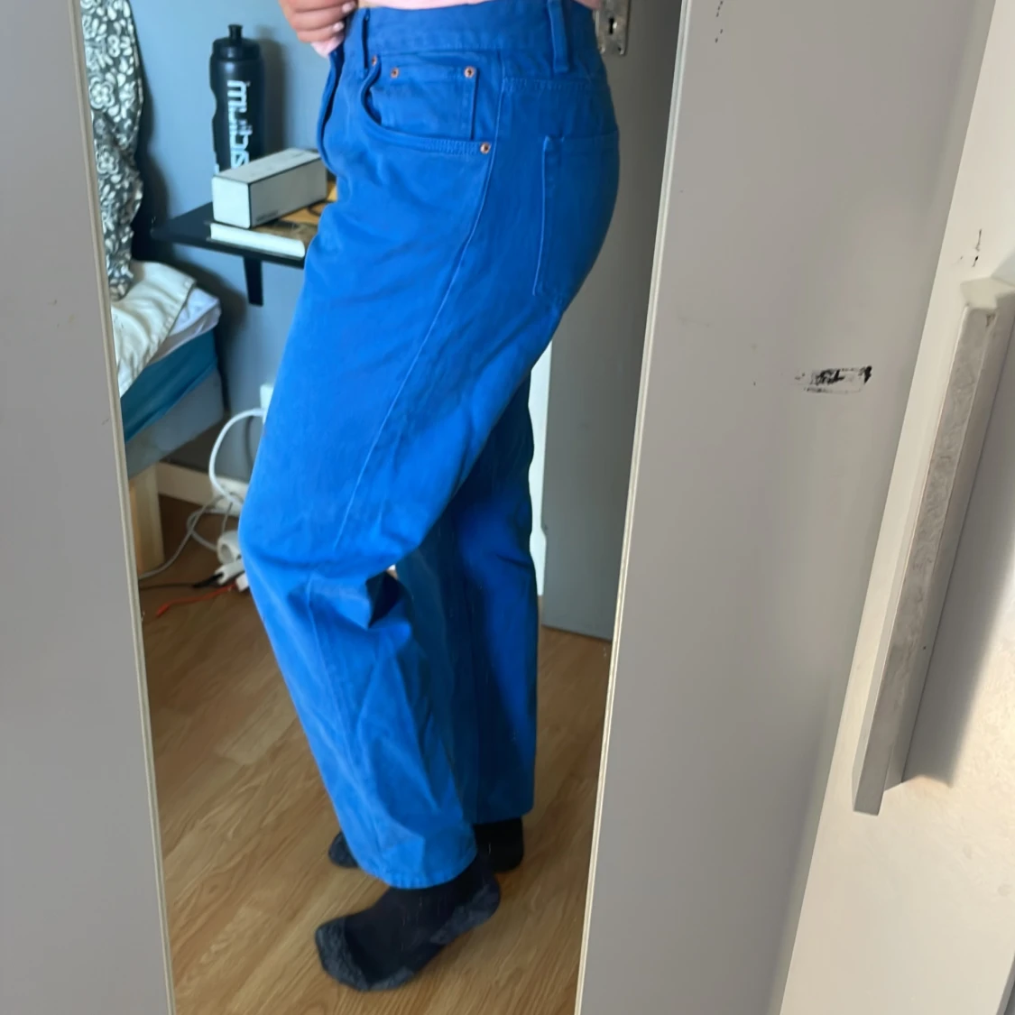 Havsblå vailent jeans  - 90