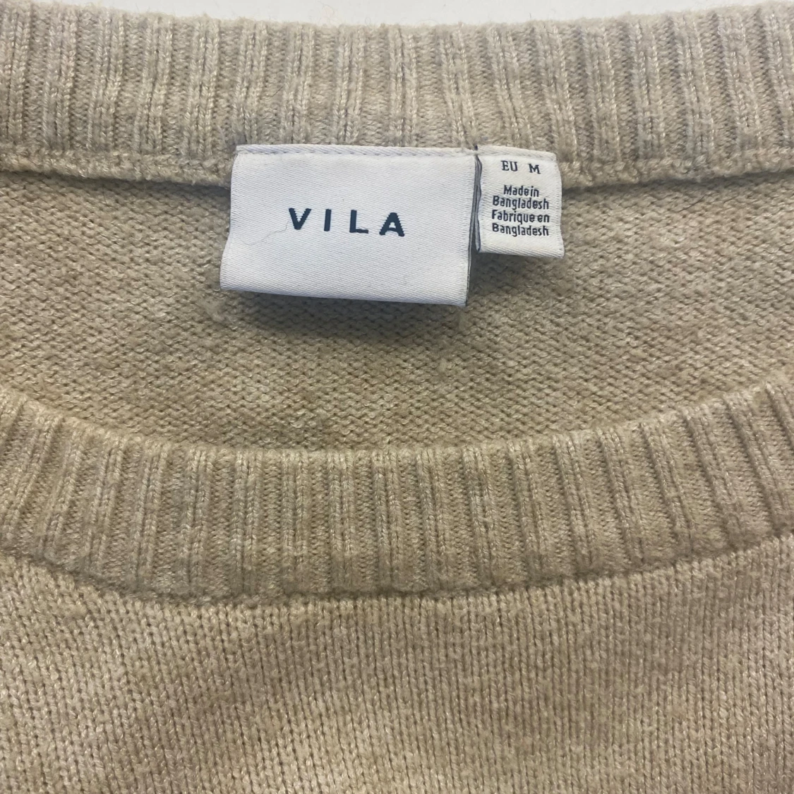 Beige stickad tröja💞 - 90