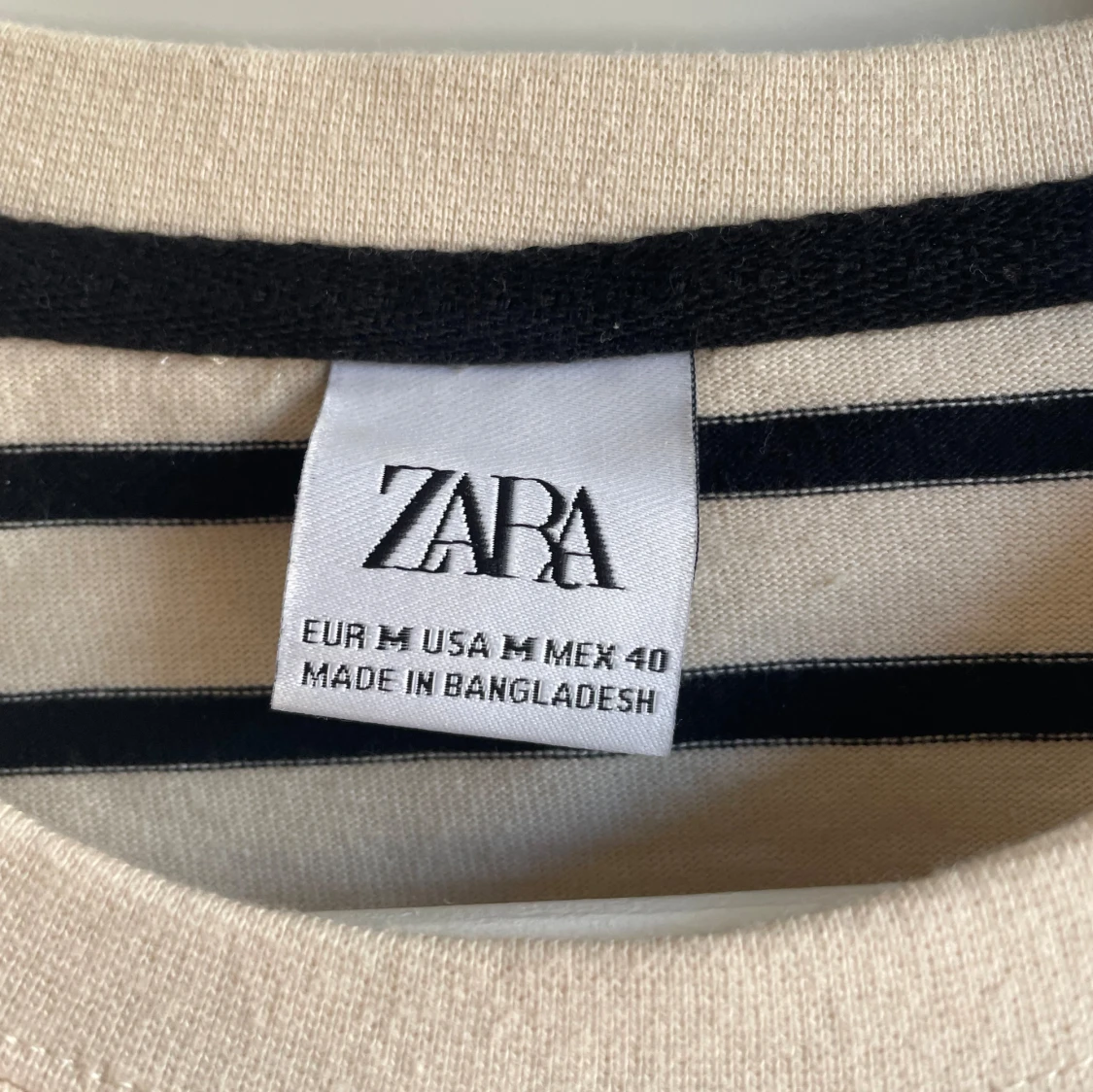 Randig långärmad tröja  - 91