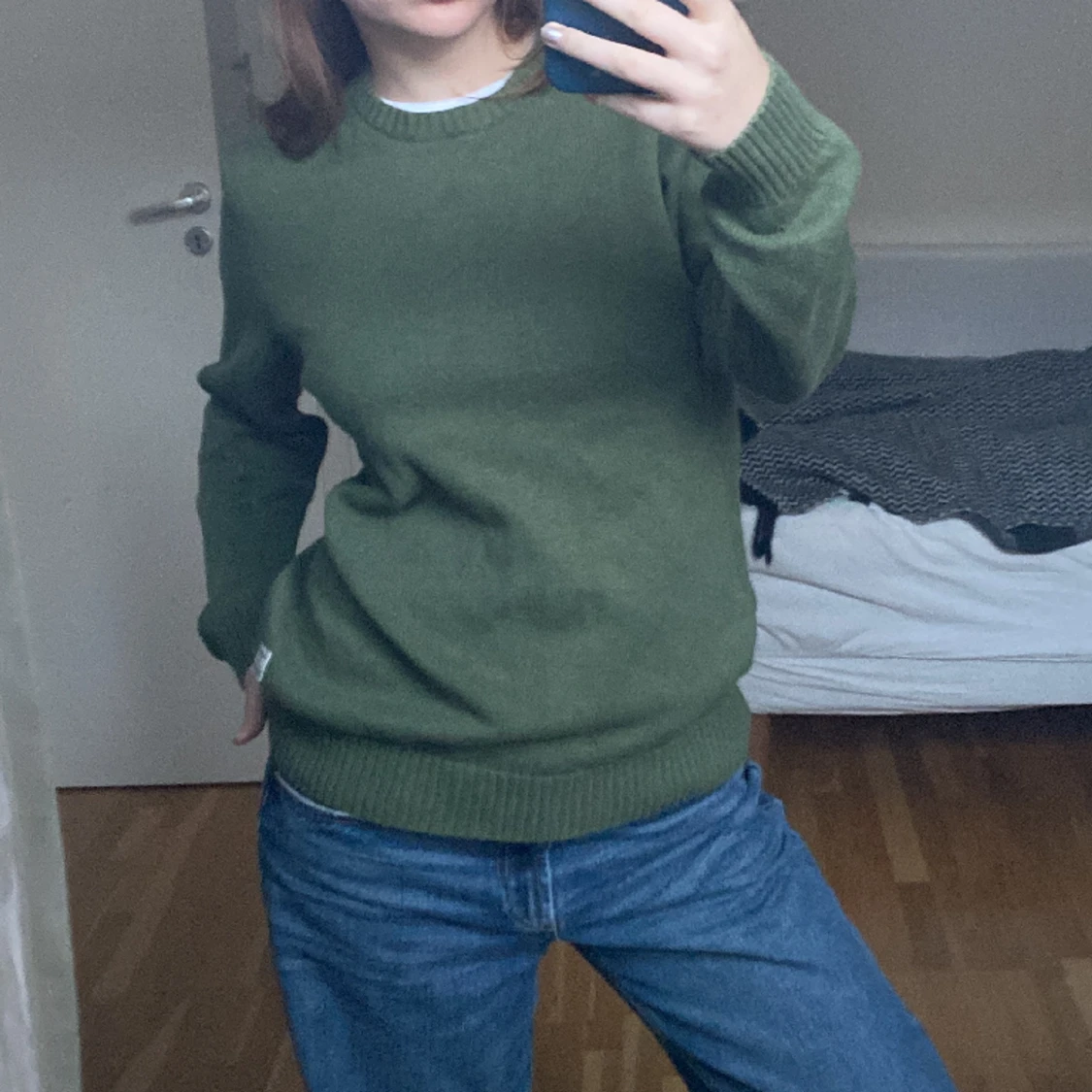 Grön tjocktröja - 90
