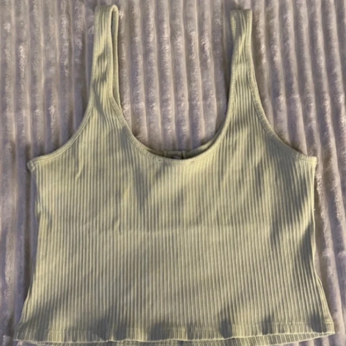 Khaki Croppad linne - 90