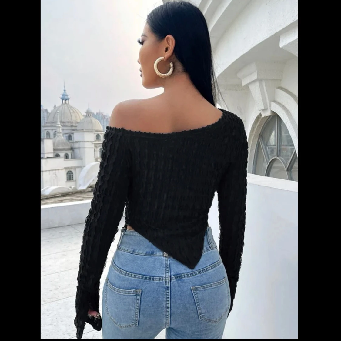 Långärmad topp - 90