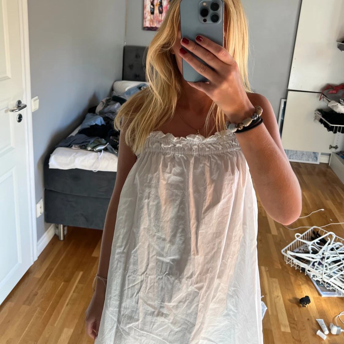 Klänning vit HM - 90