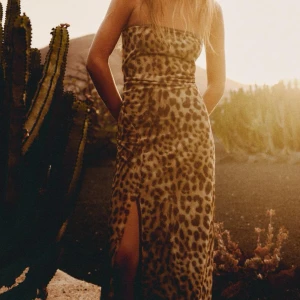 Leopardklänning - Intressekoll på den här helt oanvända och slutsålda klänningen från zara i stl S! Lappen är kvar💕