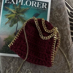 Väska  - Jättesöt virkad väska