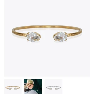 Caroline Svedbom armband  - Ett armband från Caroline Svedbom i guld med silver stenar som är helt i nyskick och ligger i sin förpackning🩷
