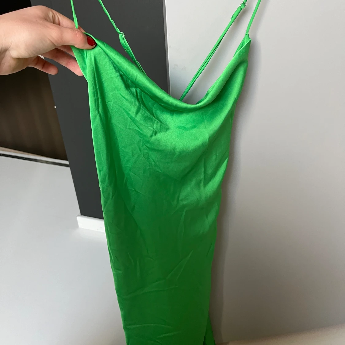 Grön fest klänning