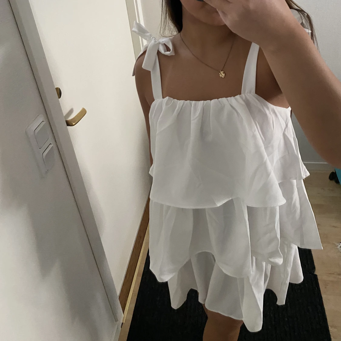 Vit student/sommarklänning - 91