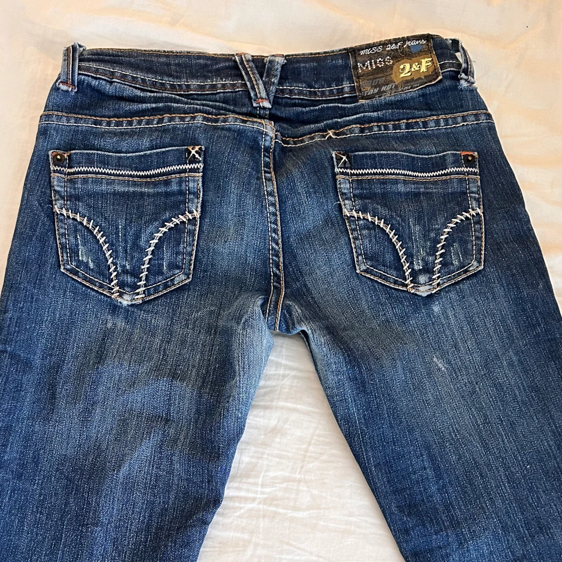 Lågmidjade bootcut jeans - 91