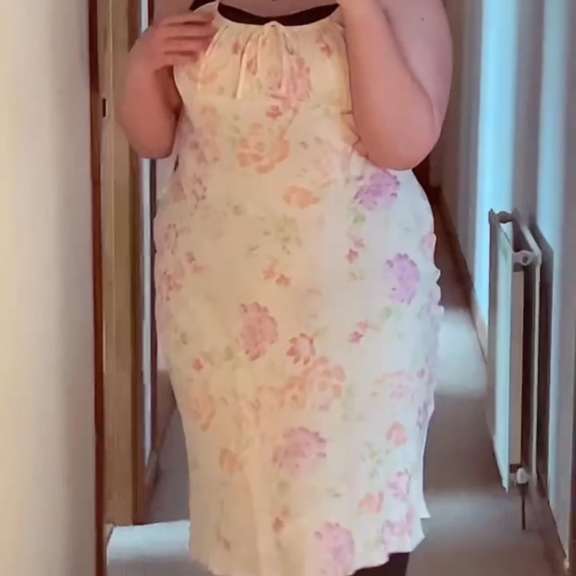 Blommig klänning  - 91