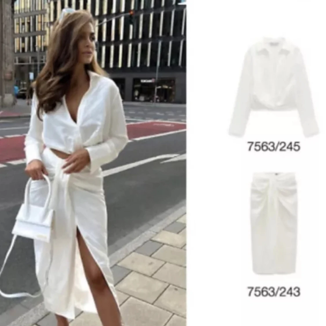 Zara Linne set kjol med topp  - 90