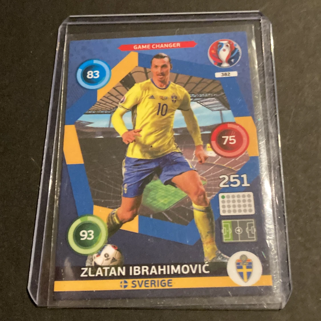 Panini Zlatan Ibrahimovic Game Changer Uefa 2016