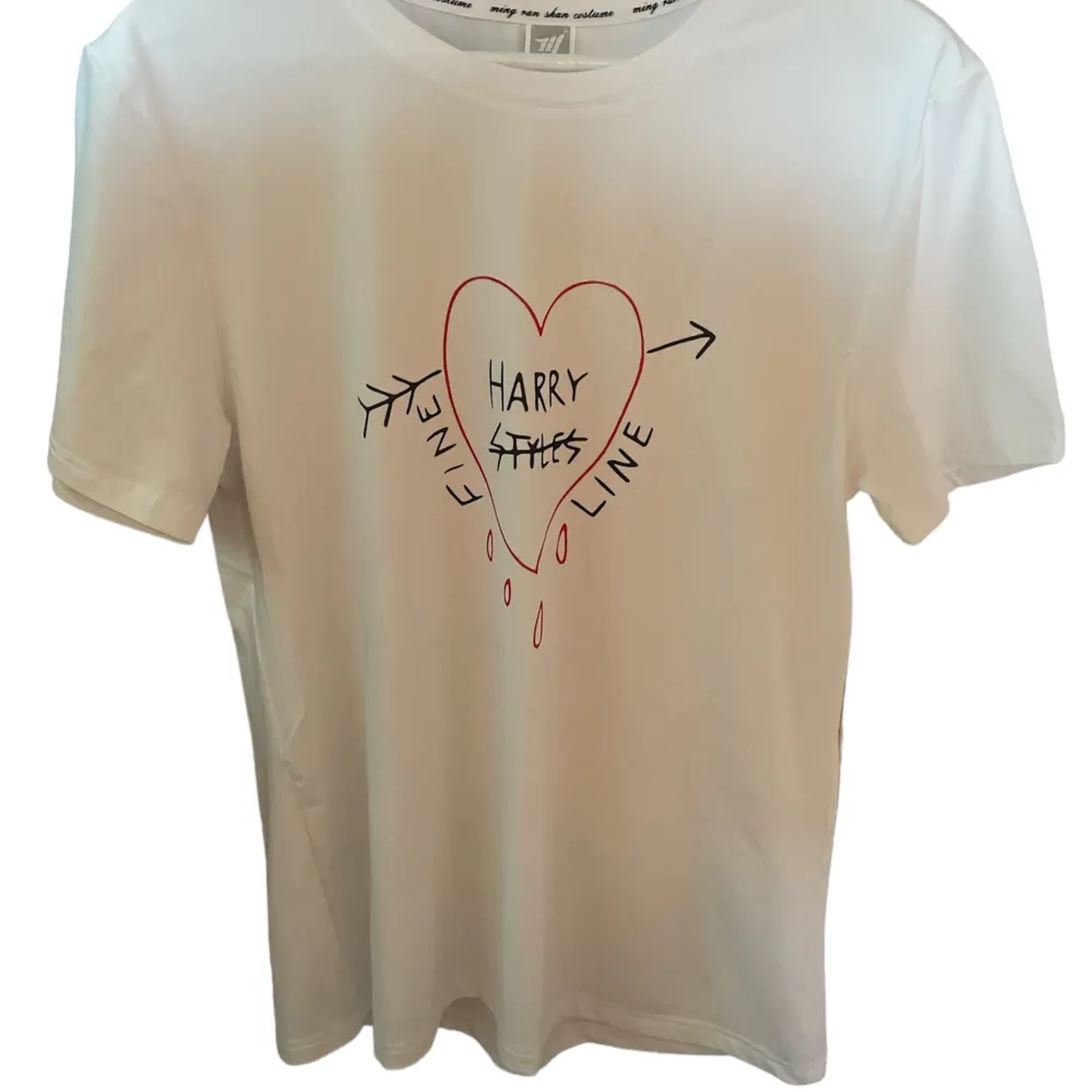 Jätteskön Harry Styles t-shirt men fint tryck, passar en S/M skulle jag säga, skriva privat för frågor eller flera bilder! 💕. T-shirts.