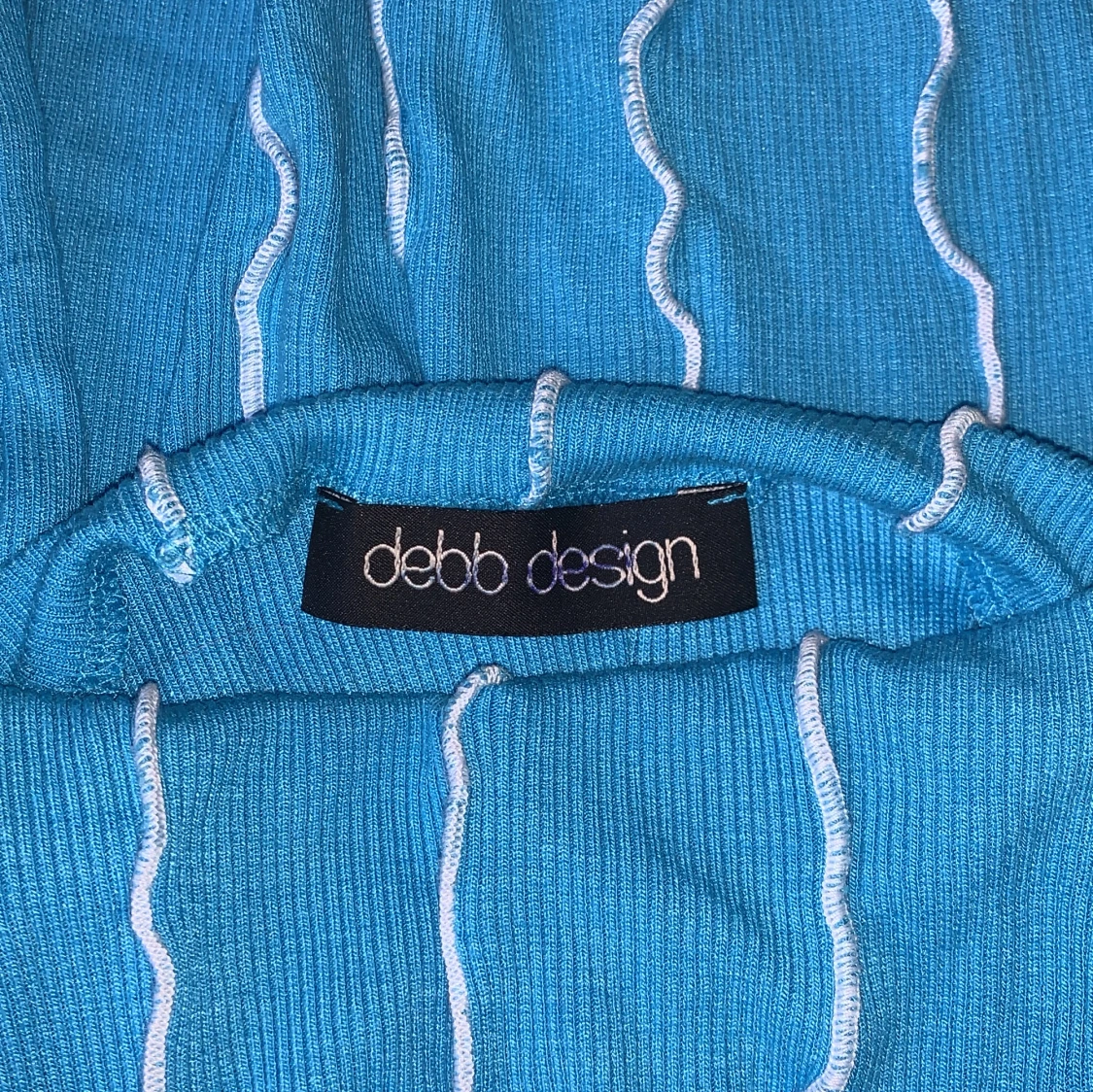 Electric blue top - 91