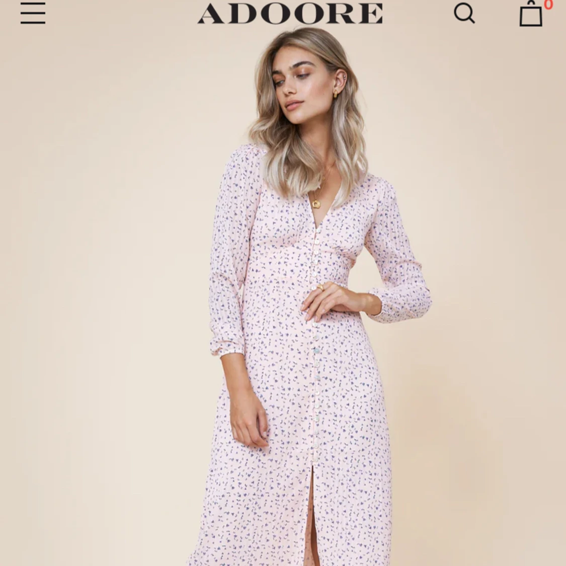 Adoore Paris dress light pink