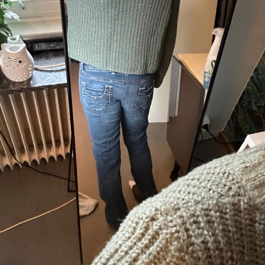 Basic stickad tröja - 91