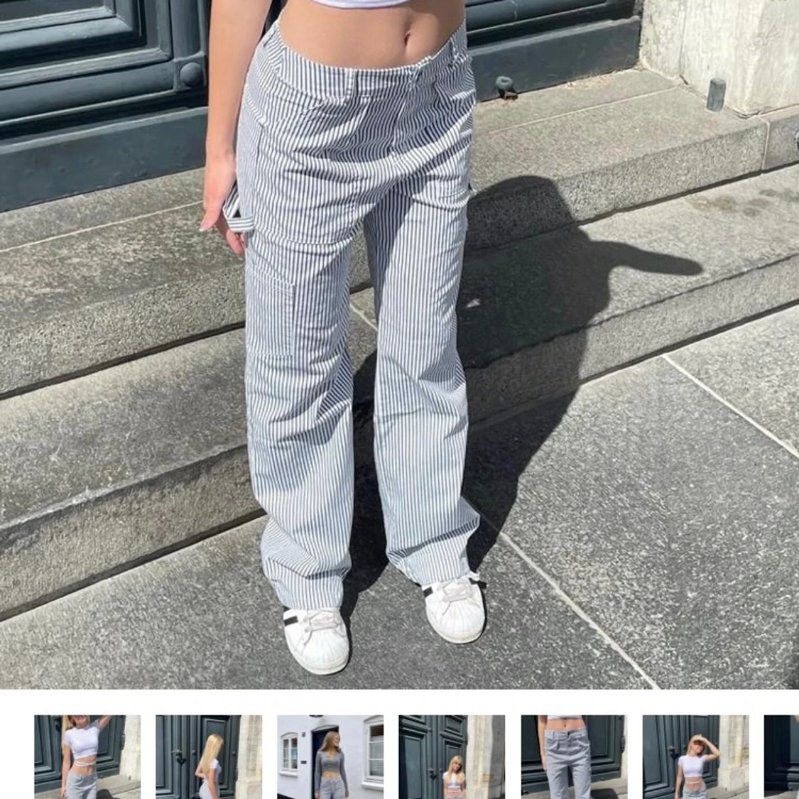 Lågmidjade byxor - 90