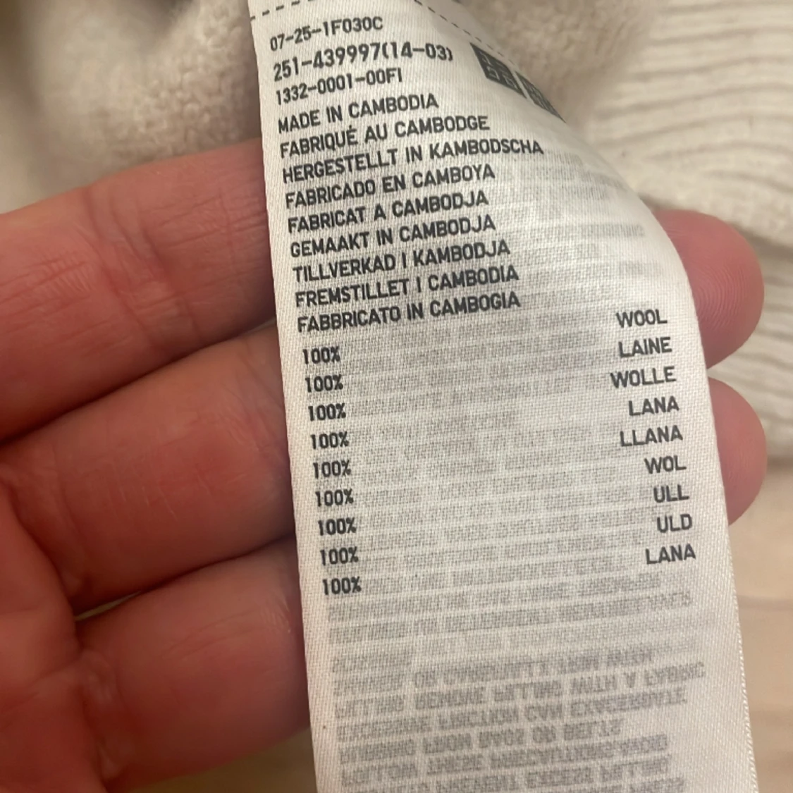 Fin tröja, finstickad  - 91