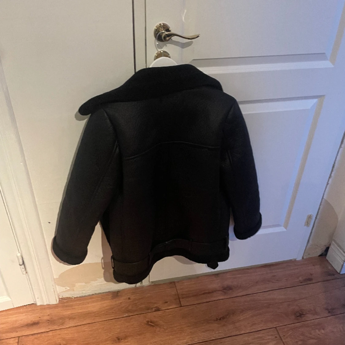 Skinnjacka med päls - 90