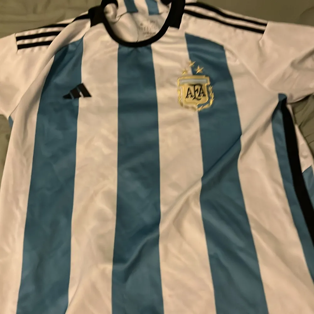 Argentina tröja från vm 2022 i storlek small använd ett fåtal gånger . T-shirts.