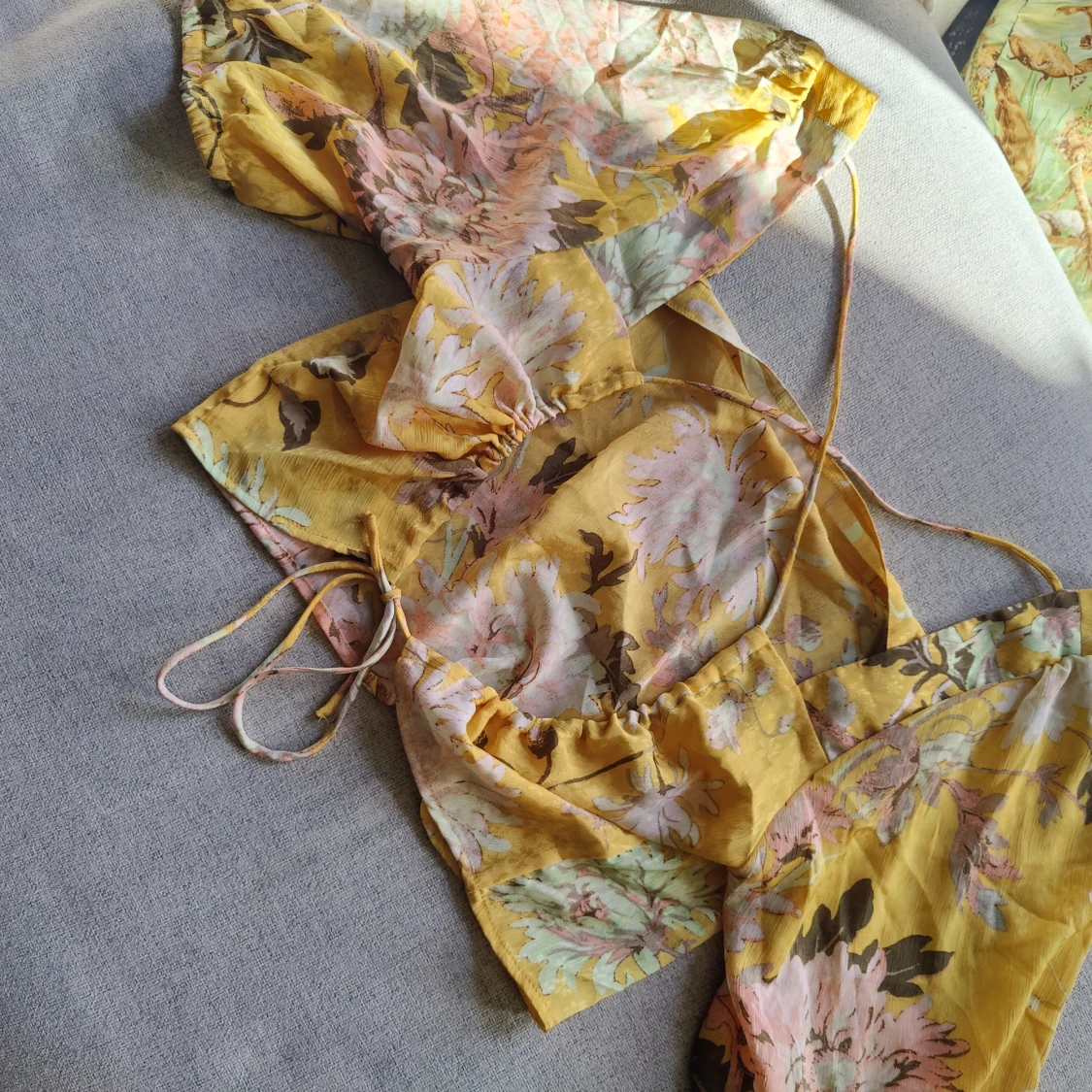 Mönstrad crop top - 93