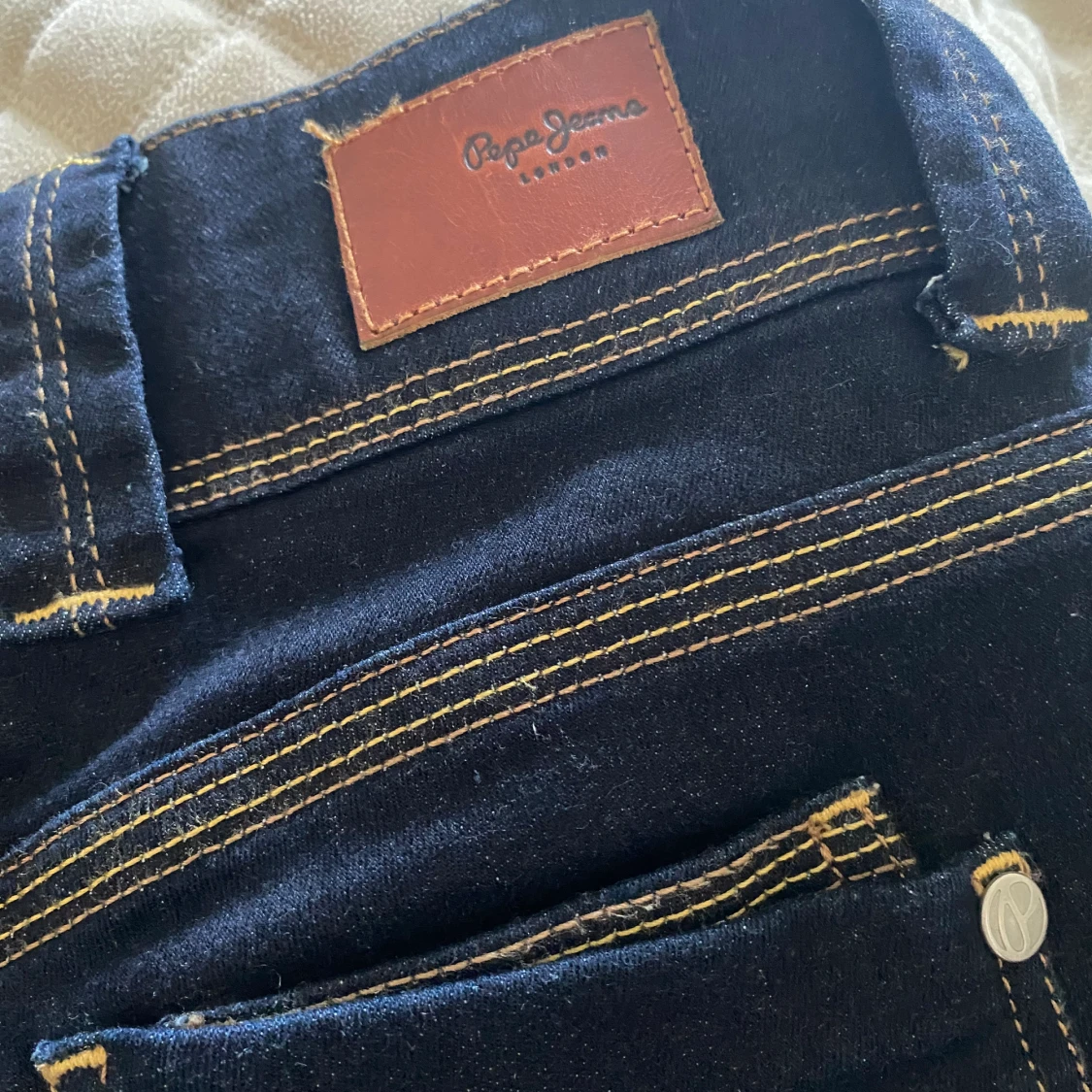 Säljer dessa pepe shortsen!💓 Som  förut var jeans men som jag har gjort om till shorts💓💓 - 91