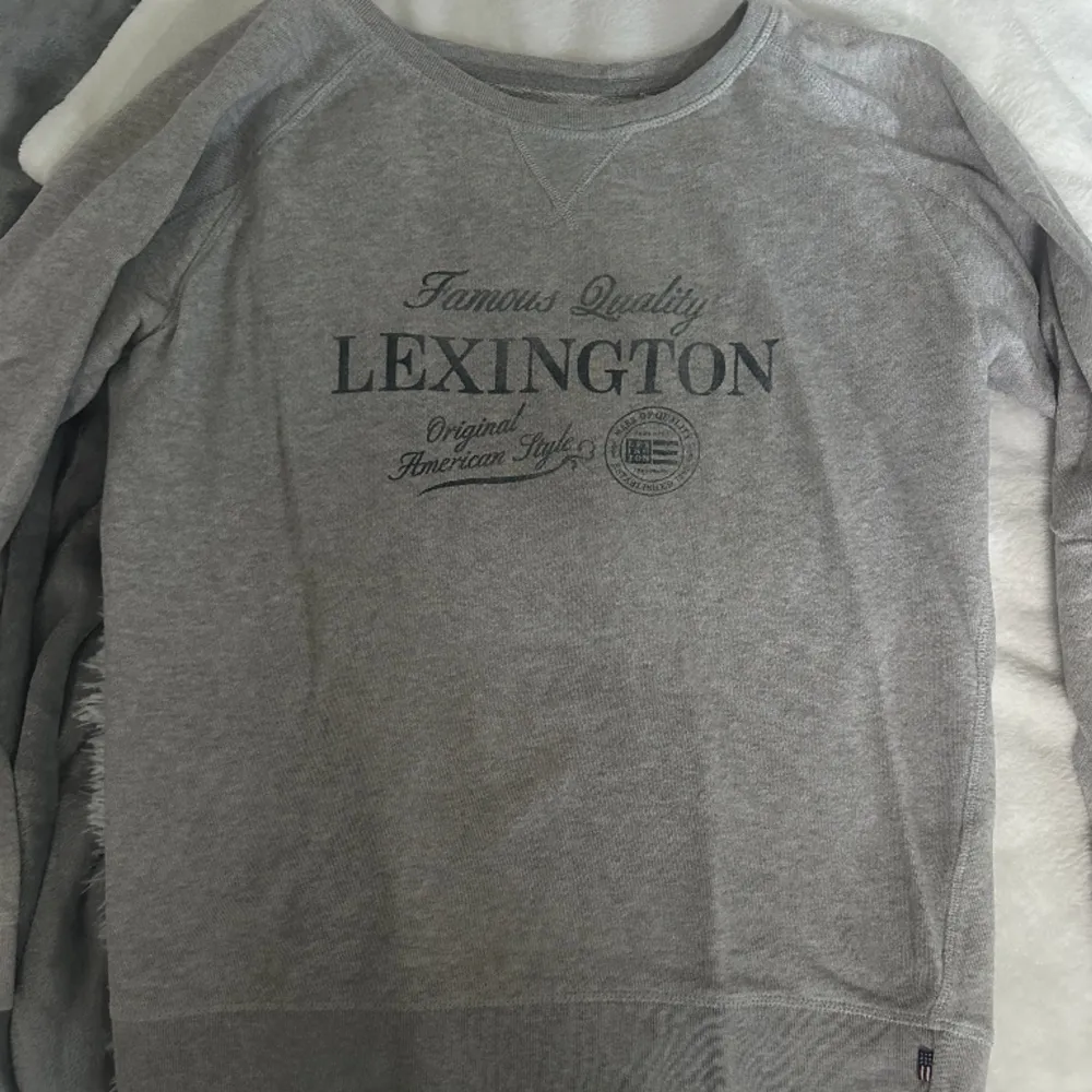 grå lexington tröja i storlek S använt fåtal gånger i fint skick. Tröjor & Koftor.