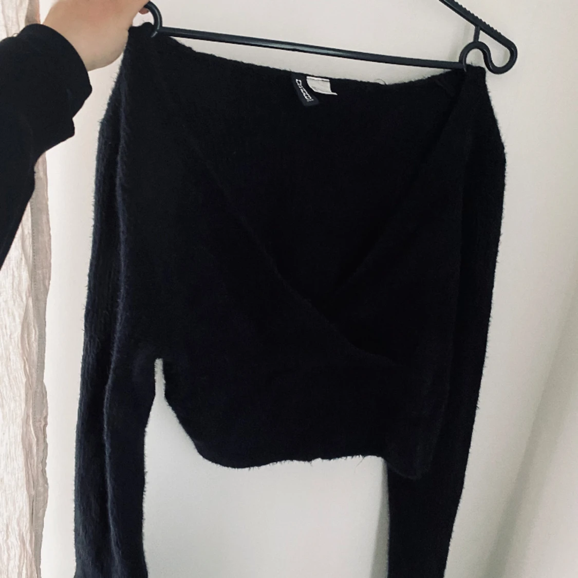 Fluffig topp strl L goth grunge  - 91