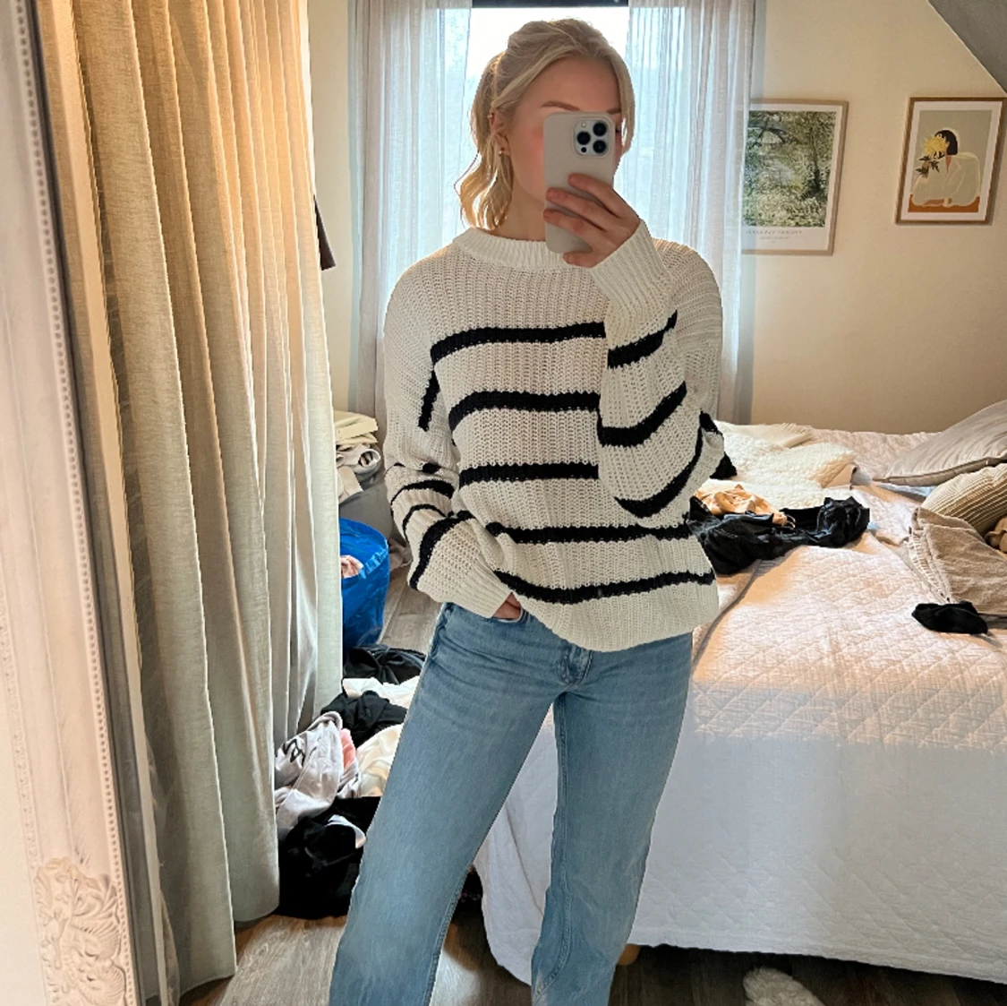 Stickad tröja  - 90