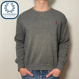 Ralph Lauren tröja - Ge Ralph Lauren tröja i 9/10 skick! Han på bilden är ca 175 66kg (Står M, passar mer som Xs/S) Skriv vid frågor eller funderingar🙌