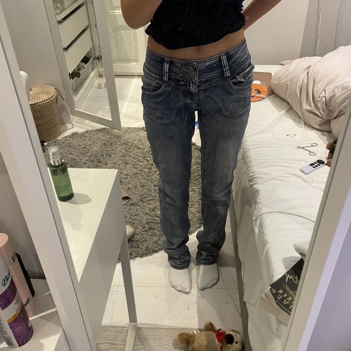 Lågmidjade jeans  - 90
