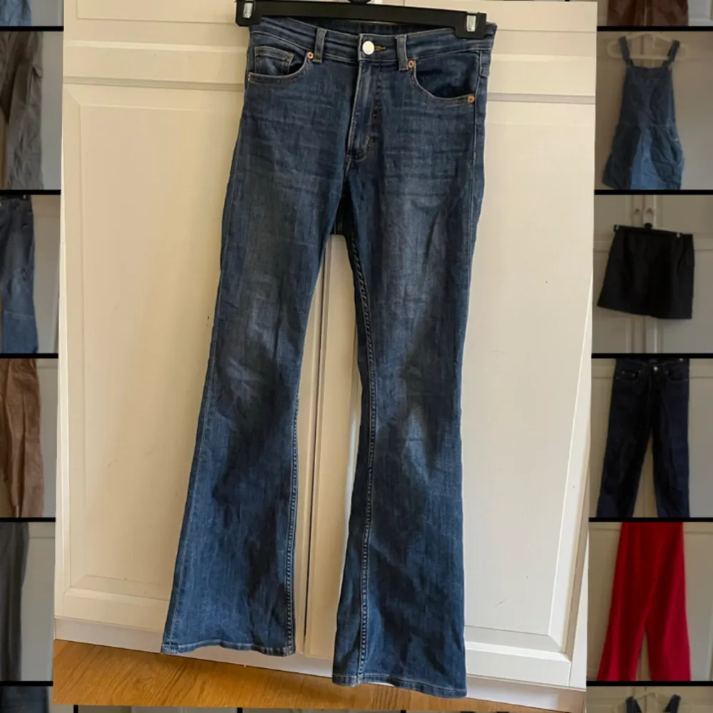 Lågmidjade Bootcut jeans, storlek xs/s. Jeans & Byxor.