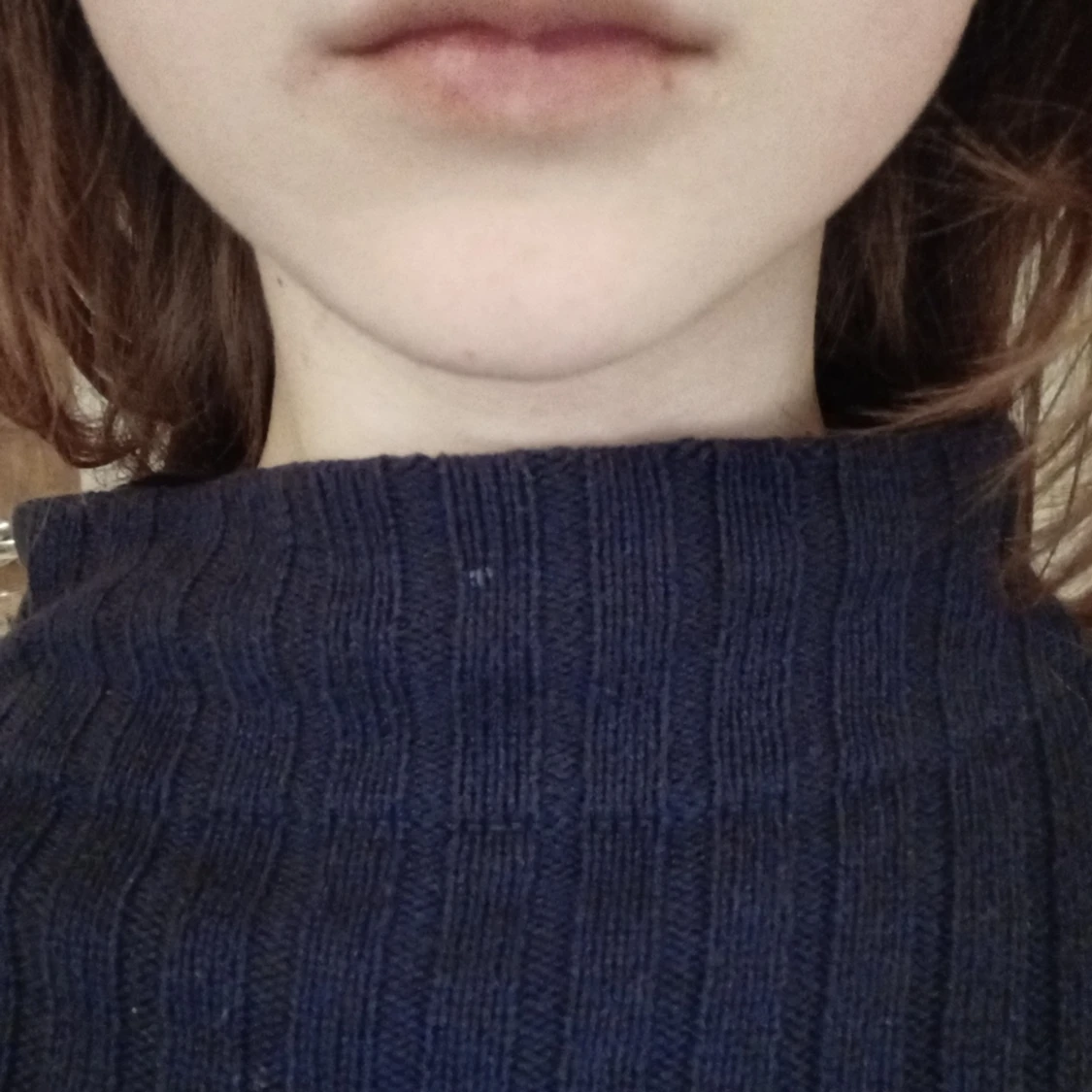 Mörkblå sweater - 90