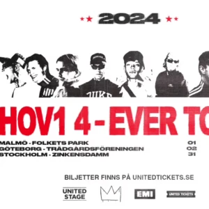 HOV1  konsert 2024 Malmö, EARLY ENTRANCE - Säljer min early entrance biljett i Malmö då jag råkade boka i Malmö istället för i Stockholm. Konserten ligger i Malmö, folkets park 1 augusti.  Pris kan diskuteras💕