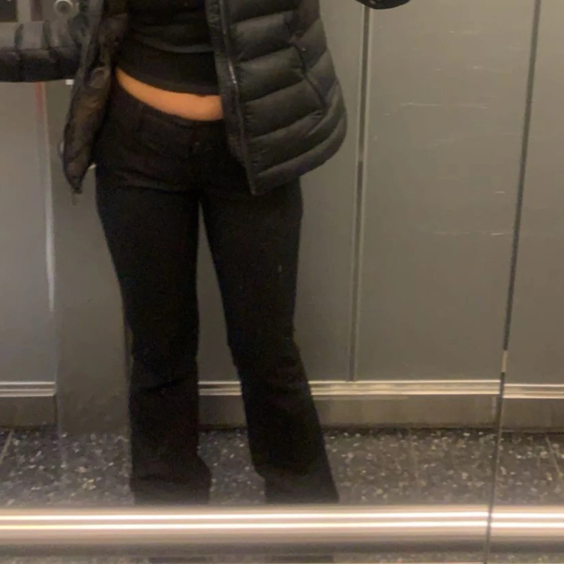 Lågmidjade kostymbyxor