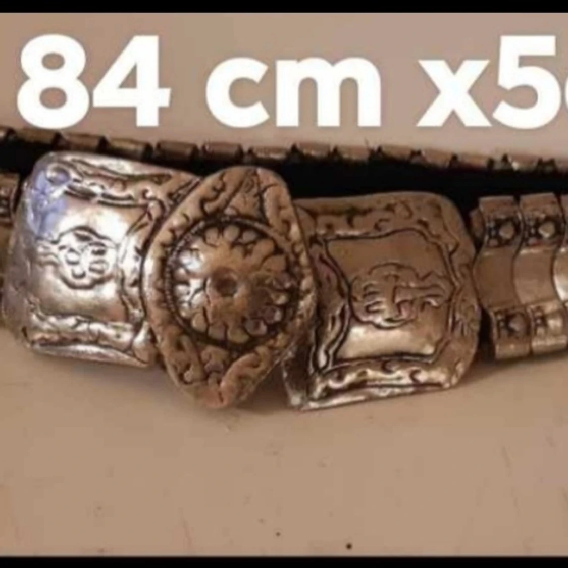 Vintage Metallbälte - 91